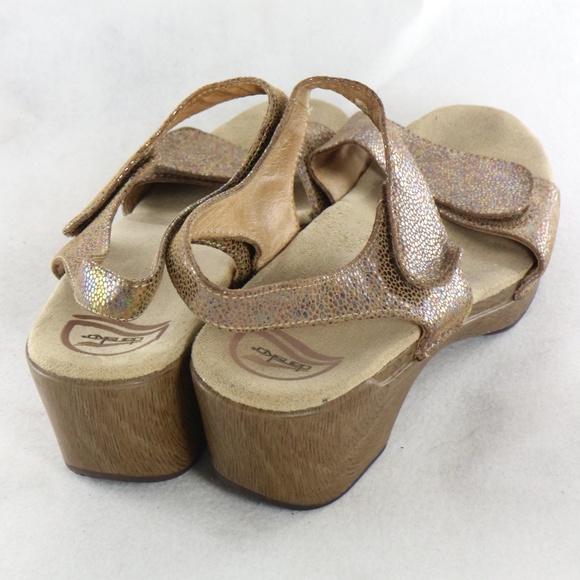 Dansko 'Sonnet' Carnivale Leather Sandal Sz 41 EUR 10.5-11 US - Picture 6 of 8